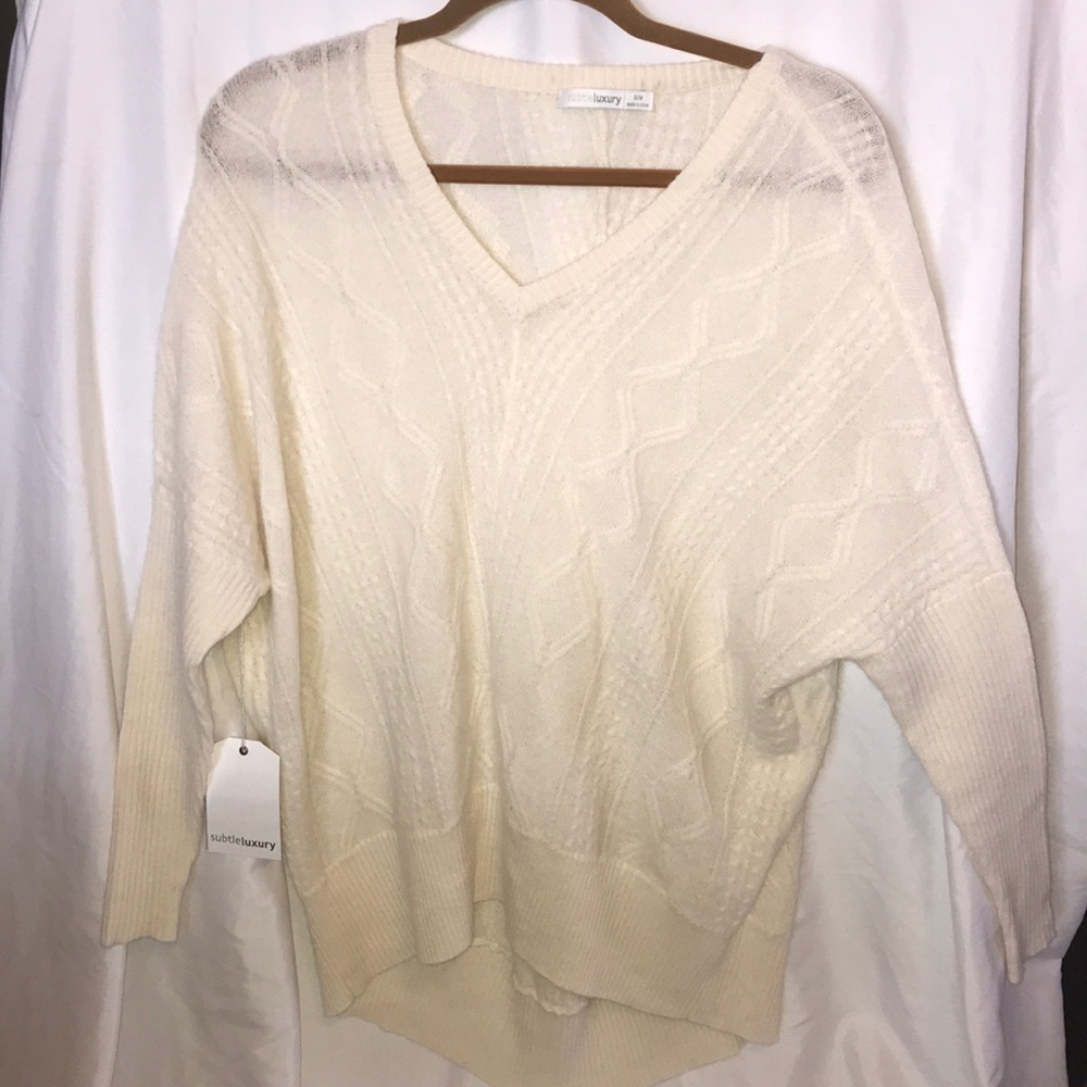 Washable cashmere sweater by Subtle Luxury